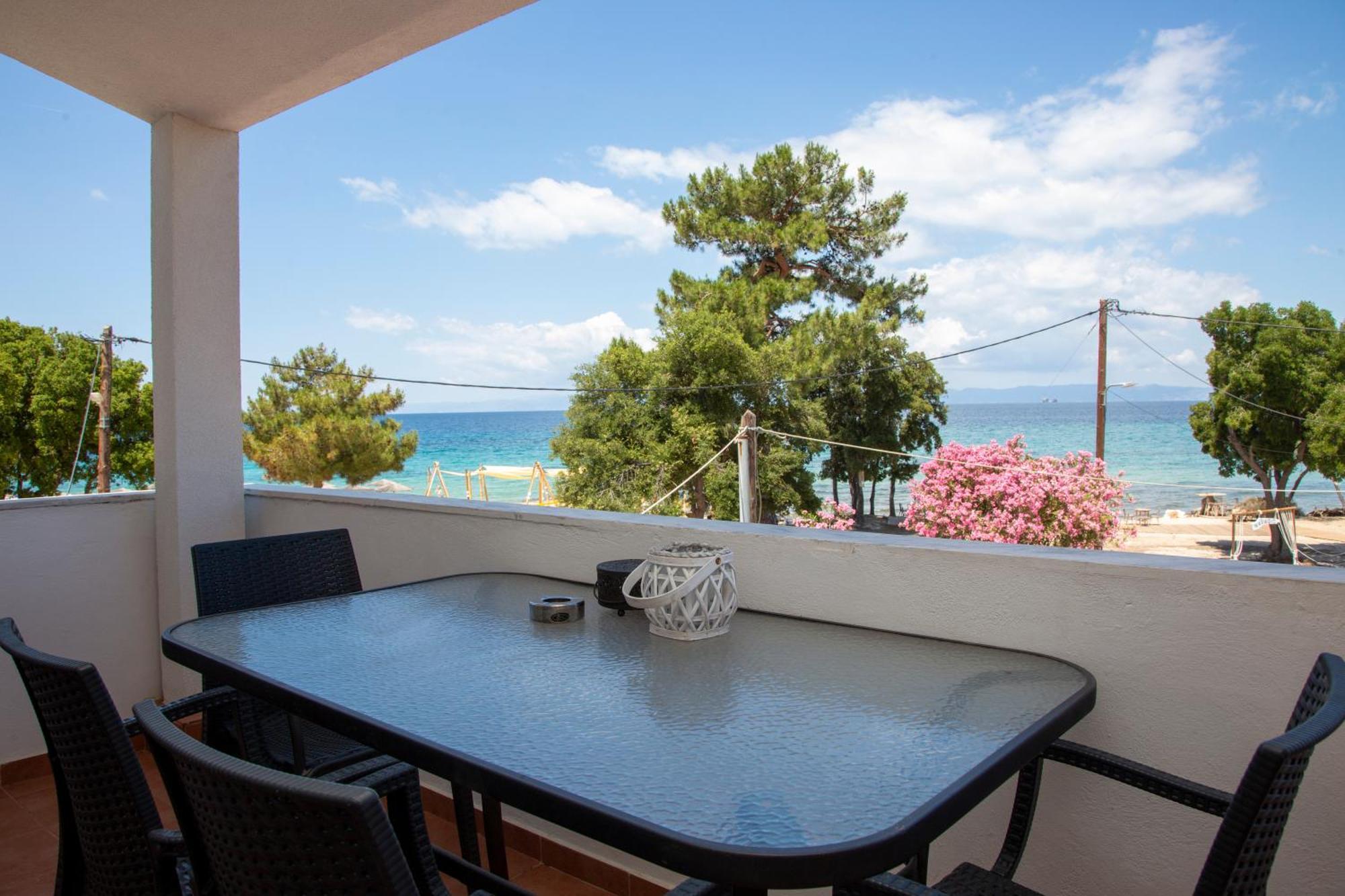 Thasos Blue Apartments Prinos  Bagian luar foto