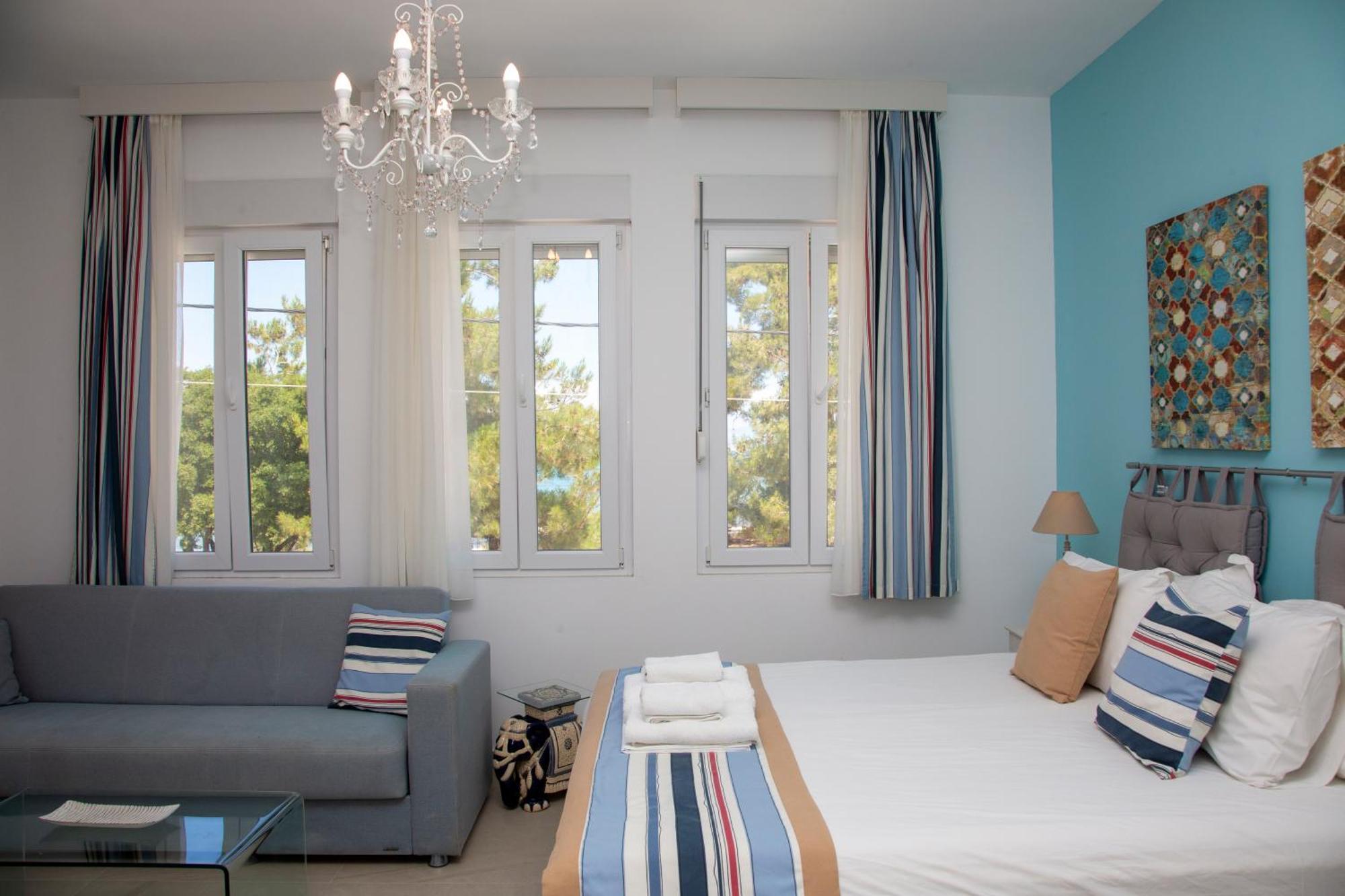 Thasos Blue Apartments Prinos  Bagian luar foto